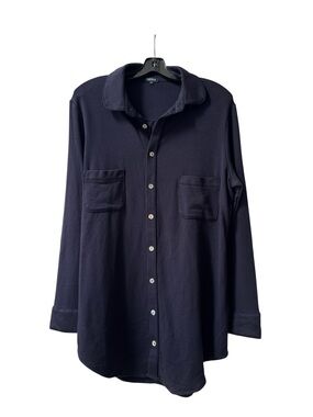 Nautica Men's Navy Button-Up Shirt